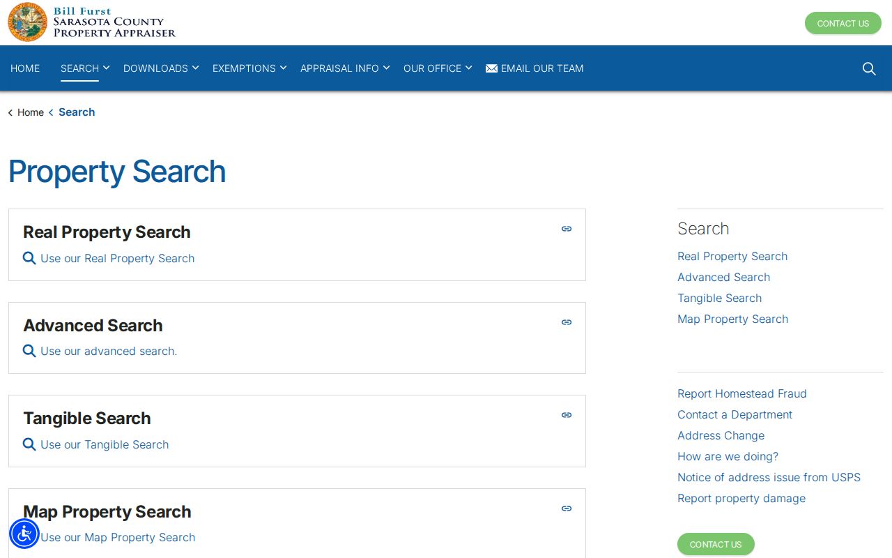North Port street directory property and map search choices
